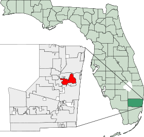 Ubicación de Oakland Park