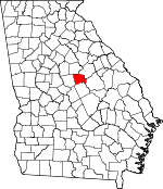 Map of Georgia highlighting Baldwin County.svg