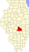 Map of Illinois highlighting Shelby County Map of Illinois highlighting Shelby County.svg