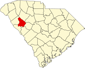 Greenwood County (Greenwood County) sijainti