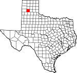 Map of Texas highlighting Randall County.svg