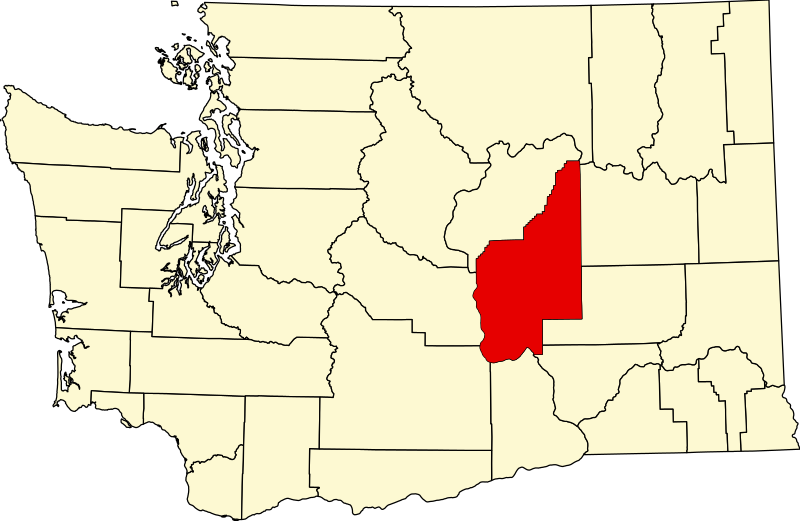 صورة:Map of Washington highlighting Grant County.svg