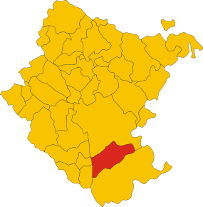 Localizarea Castiglion Fiorentino în Provincia Arezzo