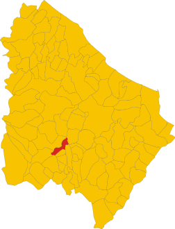 Map of comune of Pennadomo (province of Chieti, region Abruzzo, Italy).svg