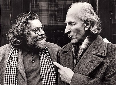 Mario Tozzi et Pierre Restany.