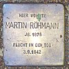Struikelblok voor Martin Röhmann
