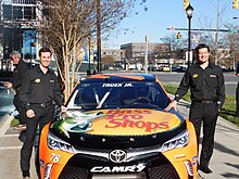 Truex's No. 78 Bass Pro Shops Toyota in 2016 Martin Truex Cole Pearn 2016 Car.jpg