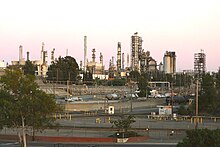 The Martinez Refinery, owned by PBF Energy, is located in Martinez, CA Martinez refinery.jpg