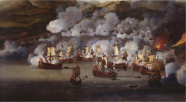 The attack on the French ships at Martinique in 1667