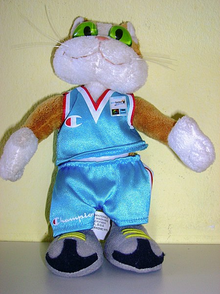 Mascot of the EuroBasket 2005, hosted by Serbia and Montenegro