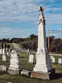 Monument in Robinson Run Cemetery, near Oakdale, Pennsylvania