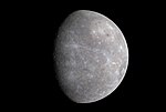 Imagem de Mercúrio feito pela sonda MESSENGER.