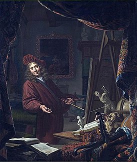 М. ван Мюссер Автопортрет (1685)