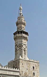 Minaret Architectural feature of mosques