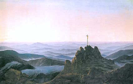 Morning in the Giant Mountains label QS:Len,"Morning in the Giant Mountains" label QS:Lpl,"Ranek w Karkonoszach" label QS:Lde,"Morgen im Riesengebirge" 1810-1811