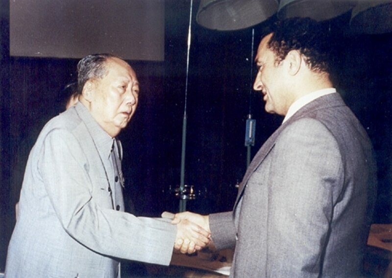 File:Mubarak and Mao Zedong.jpg