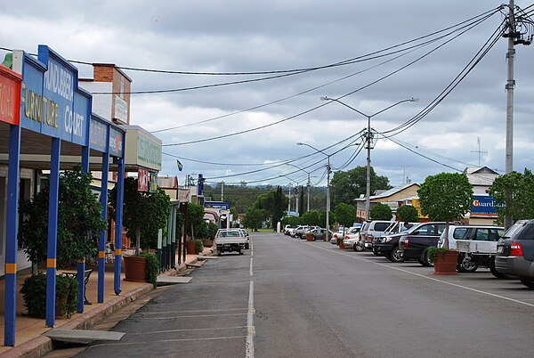 Lyons St in Mundubbera