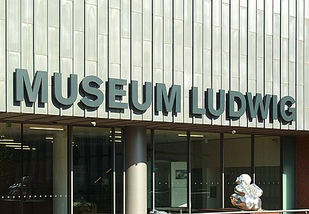 Museum Ludwig Köln Südeingang Schriftzug