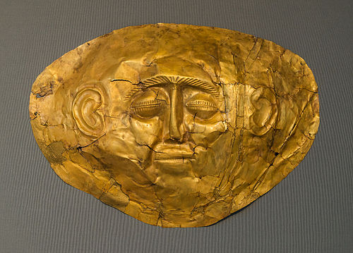 Mycene gold mask 1 NAMA Athens Greece.jpg