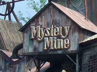 <span class="mw-page-title-main">Mystery Mine</span> Steel roller coaster at Dollywood