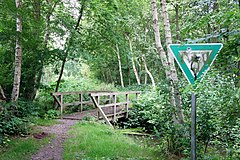 Path through the moor in August 2015