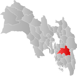 Indre Østfold - Carte