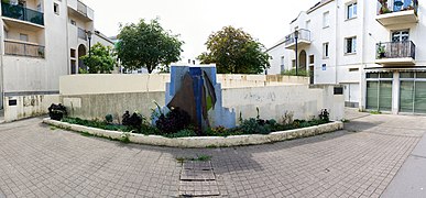 Vue panoramique de la place de la Fontaine-Morgane