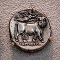 Neapolis (Campania) - 275-250 BC - silver stater - head of Parthenope - river god - Berlin MK AM 18214795