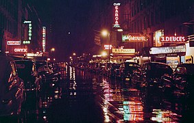 La 52e Rue de Manhattan « la Rue du Jazz » en 1948