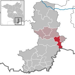 Läget för kommunen Neu-Seeland i Landkreis Oberspreewald-Lausitz