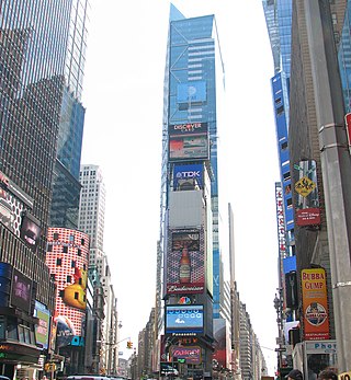 <span class="mw-page-title-main">One Times Square</span> Office skyscraper in Manhattan, New York