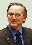 Jack W. Szostak, 2009 Nobel Prize in Medicine for discovering how the body protects chromosomes housing genetic code Nobel Prize 2009-Press Conference Physiology or Medicine-16.jpg