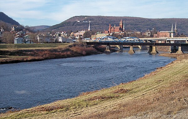 The North Branch between Cumberland, Maryland, and Ridgeley, West Virginia, in 2007