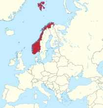 Norway in Europe (+Svalbard) (-mini map -rivers).svg