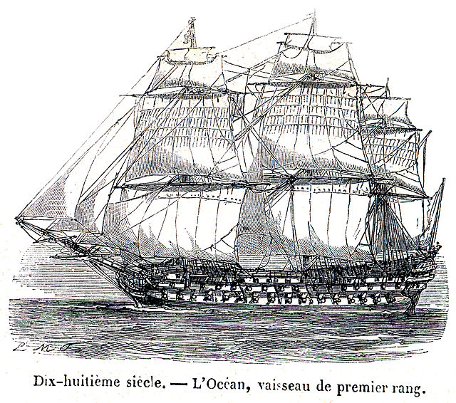 Océan drawn by Antoine Léon Morel-Fatio
