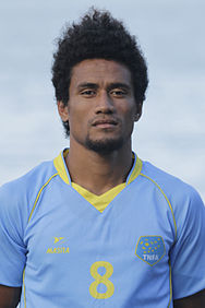 Okilani Tinilau represented Tuvalu in the men's 100 meters. Okilani Tinilau.jpg