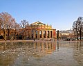 * Nomination Opera House of Stuttgart State Theatre with frozen Eckensee, Baden-Württemberg. -- Felix Koenig 10:00, 22 January 2018 (UTC) * Promotion Good quality. --Berthold Werner 11:35, 22 January 2018 (UTC)