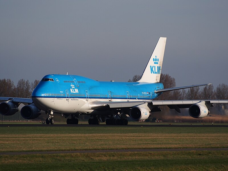 File:PH-BFU KLM Royal Dutch Airlines Boeing 747-406(M) cn28196, Schiphol (AMS - EHAM), The Netherlands pic 2.JPG