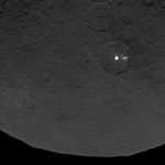 Cerealia and Vinalia Faculae stand out against the dark surface in Occator crater PIA19579-Ceres-DwarfPlanet-Dawn-2ndMappingOrbit-image11-20150609.jpg