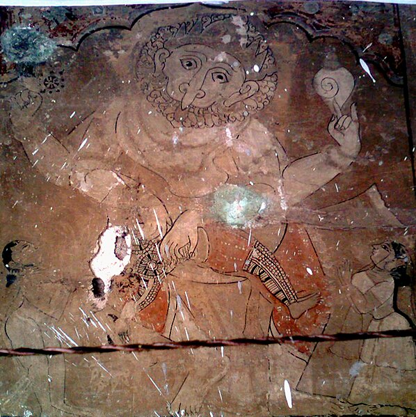 File:Paintings at srikurmam Temple walls 01.jpg