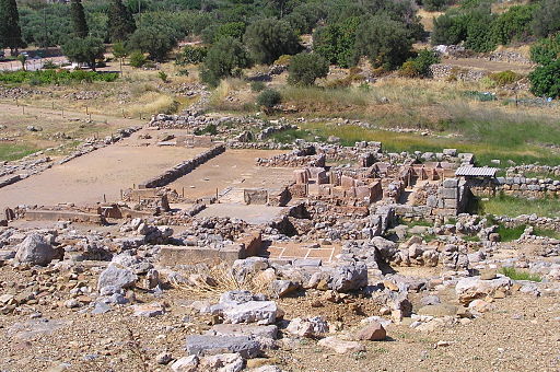 Palace of Zakros ruins