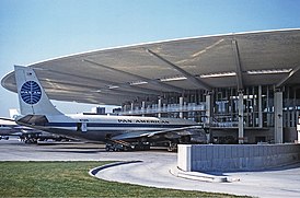 Boeing 707-121 aan boord van N712PA in juli 1961