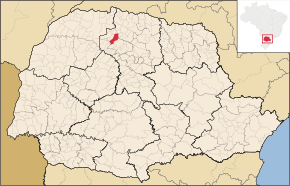 Kart over Mandaguaçu