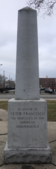 Peter's Francisco monument in Newark