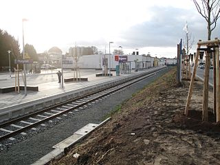 <span class="mw-page-title-main">Pfungstadt station</span> Railway station in Hesse, Germany