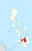 Mapa ti Filipinas a mangipakpakita ti Amianan a Mindanao