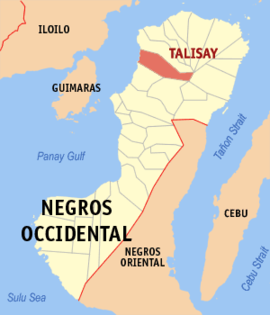 Talisay na Negros Ocidental Coordenadas : 10°44'N, 122°58'E