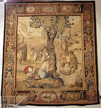 Summer tapissery, realized with a cartoon by Stradanus and Cinganelli Pietro fevere su dis. dello stradano e cartone di m. cinganelli, estate, 1637 ca..JPG