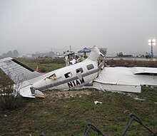 Piper accident at Buchanan Field that killed three adults and a child - December 21, 2006