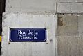 * Nomination Rue de la Pélisserie, Geneva. Street sign. --Yann 18:02, 16 December 2016 (UTC) * Promotion  Support ok though, photos of commons object should not be dispensed of a minimum of composition, e.g. if you choose to include the border of the wall in your photo, then don't put it so close to the border, just my opinion of course --Christian Ferrer 18:14, 21 December 2016 (UTC)